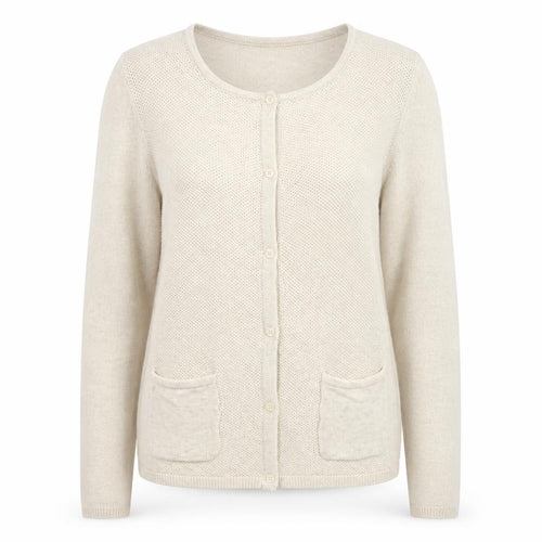TEX Womens Beige   Cardigan Jumper Size 14