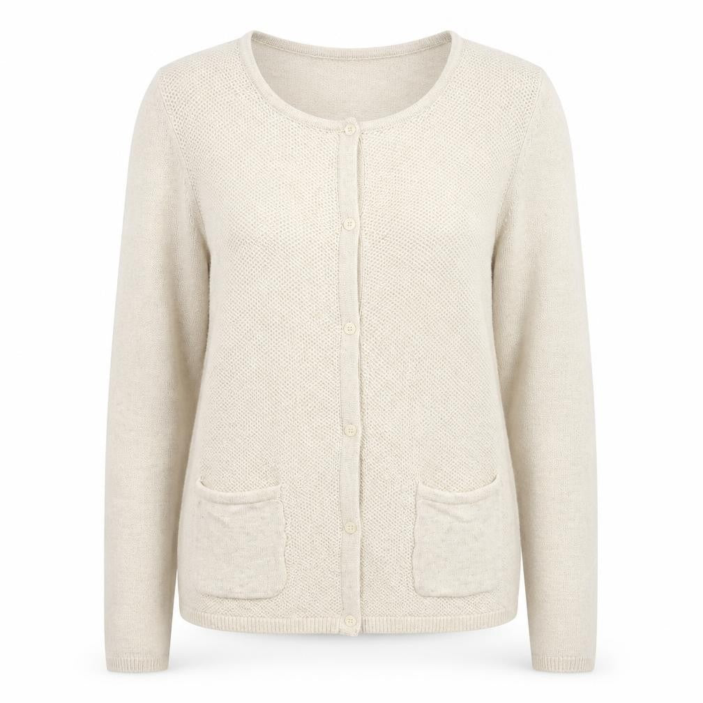 TEX Womens Beige   Cardigan Jumper Size 14