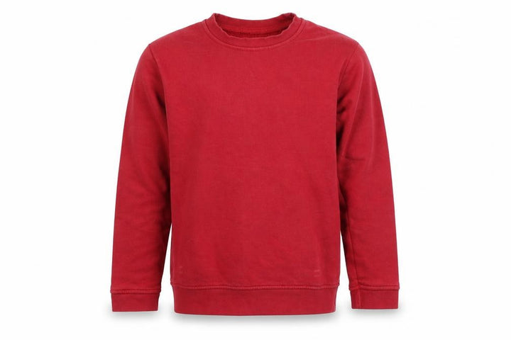 Nutmeg Girls Red Pullover Jumper Size 5-6 Years