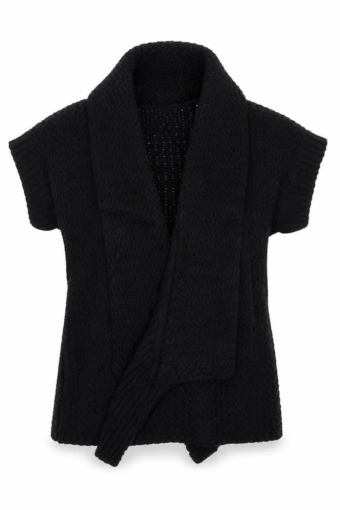 BHS Womens Black  Knit Cardigan Jumper Size 16