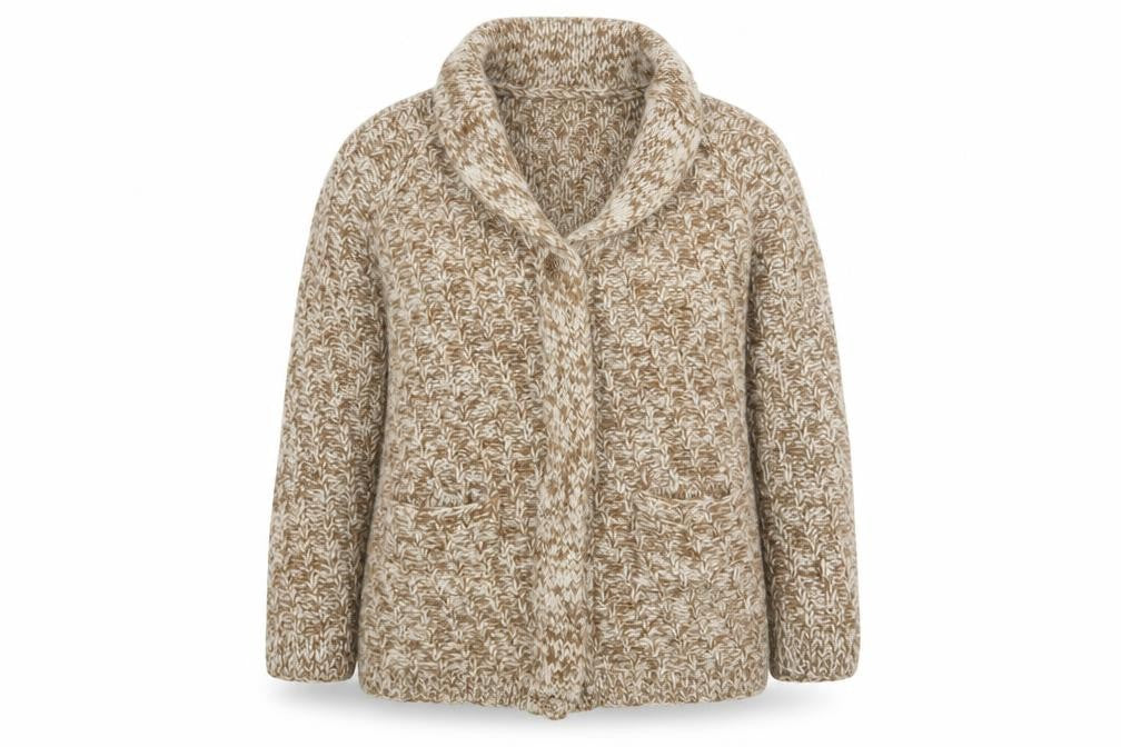 Sherbet Womens Brown  Knit Cardigan Jumper Size M