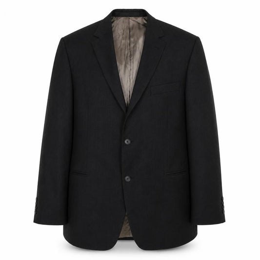 Front view of Marks & Spencer men’s blue jacket suit jacket, size L