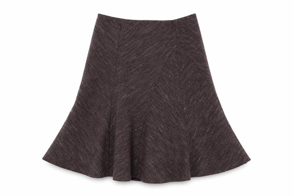BHS Womens Purple   Swing Skirt Size 38 in