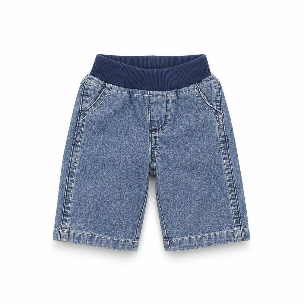 George Baby Blue  Denim Rain Trousers Jeans Size 0-3 Months