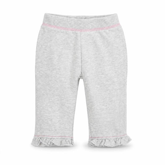 Front view of Next Baby Grey sweatpants, size 3-6, Months