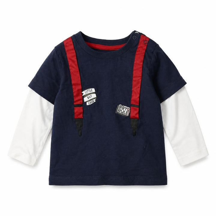 Nutmeg Baby Blue Basic T-Shirt Size 6-9 Months