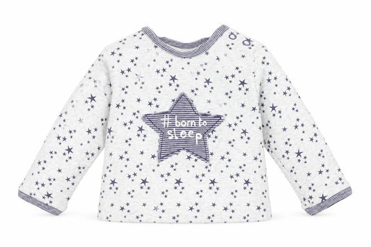 Front view of George Baby White Basic T-Shirt, size 6-9, Months