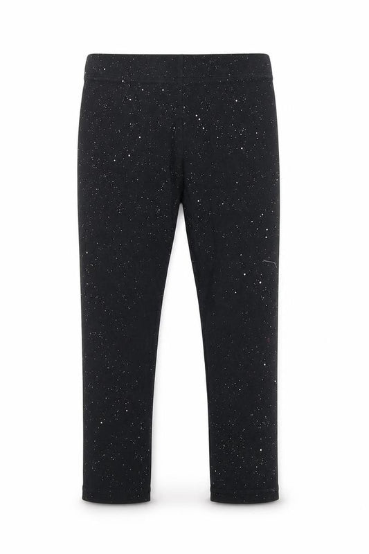 Front view of Gap kids girls’ black jogger trousers, size XS
