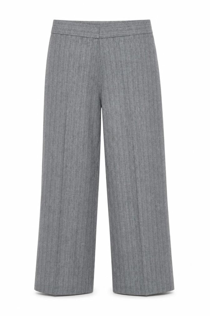 Marks and Spencer Womens Green Striped  Trousers  Size 10 L23 in