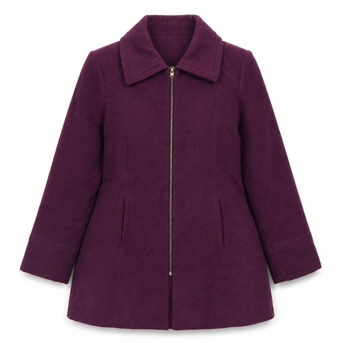 bm collection Womens Purple   Overcoat Blazer Size 16