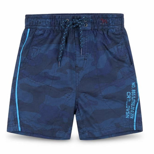 George Boys Blue Camouflage  Bermuda Shorts Size 4-5 Years