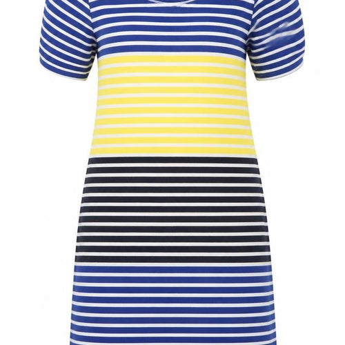 C&C  Womens Multicoloured Striped  T-Shirt Dress  Size M