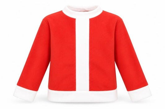 Front view of Preworn boys’ red jacket, size 2, years - santa