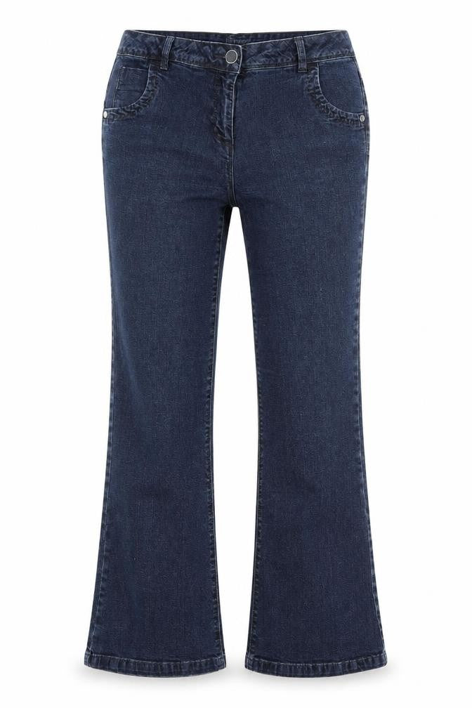 Preworn Womens Blue   Bootcut Jeans Size 32 L27 in - v