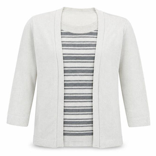 alexara Womens Grey   Cardigan Jumper Size S