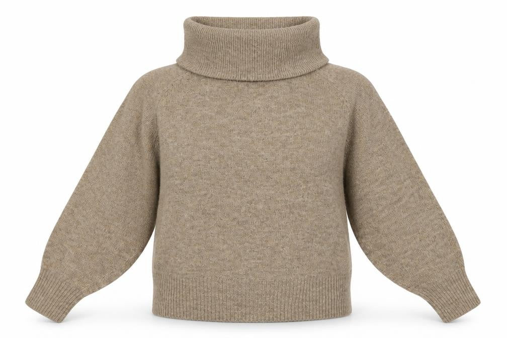 Front view of H&M women’s brown jumper, size S