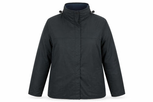 Front view of PACO women’s green jacket, size L