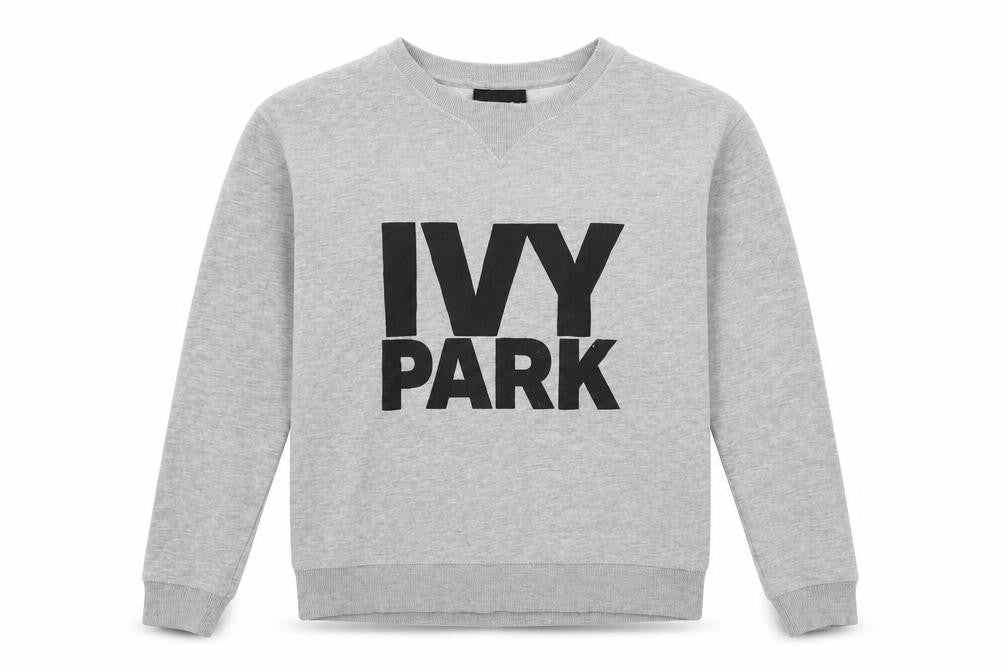 IVY PARK Womens Grey  Jersey Pullover Sweatshirt Size S