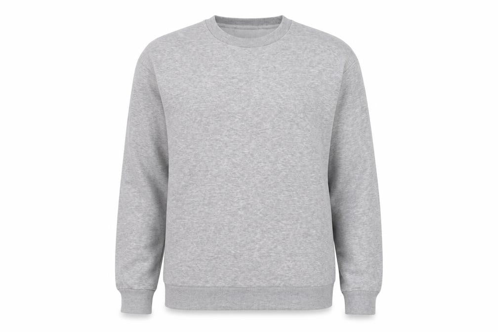 Front view of George women’s grey jersey pullover sweatshirt, size L