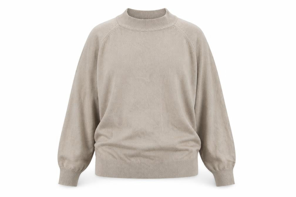 Front view of Wardrobe women’s brown jumper, size UK 16