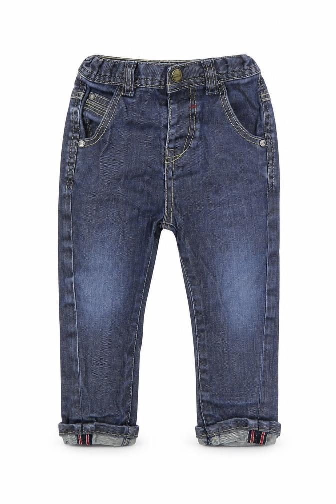 junior j 1996 Baby Blue Colourblock  Cargo Jeans Size 18-24 Months