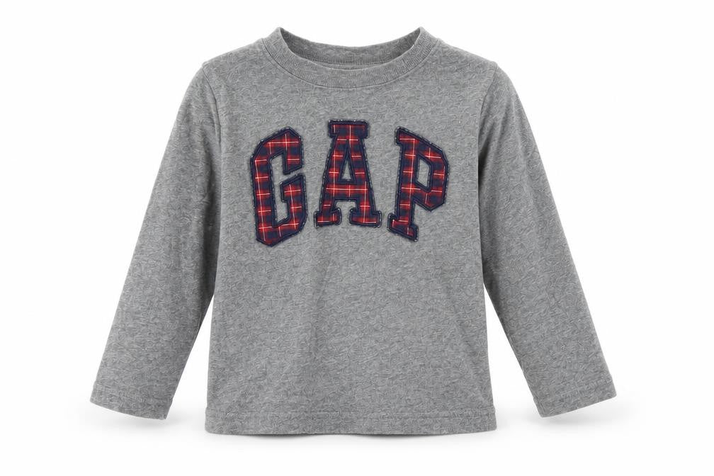 Gap Boys Grey Colourblock  Basic T-Shirt Size 2 Years  - Gap