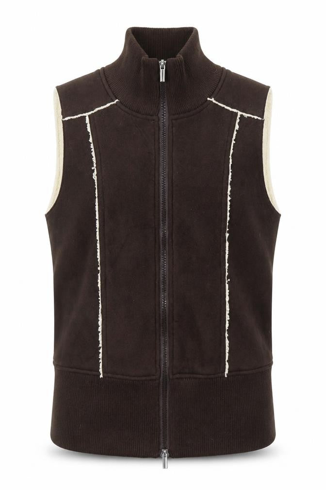 Primark Womens Brown   Full Zip Jumper Size 12  - Gilet