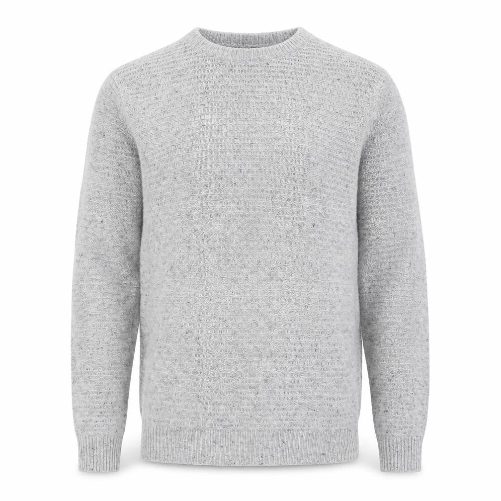 Front view of Primark men’s grey jumper, size S