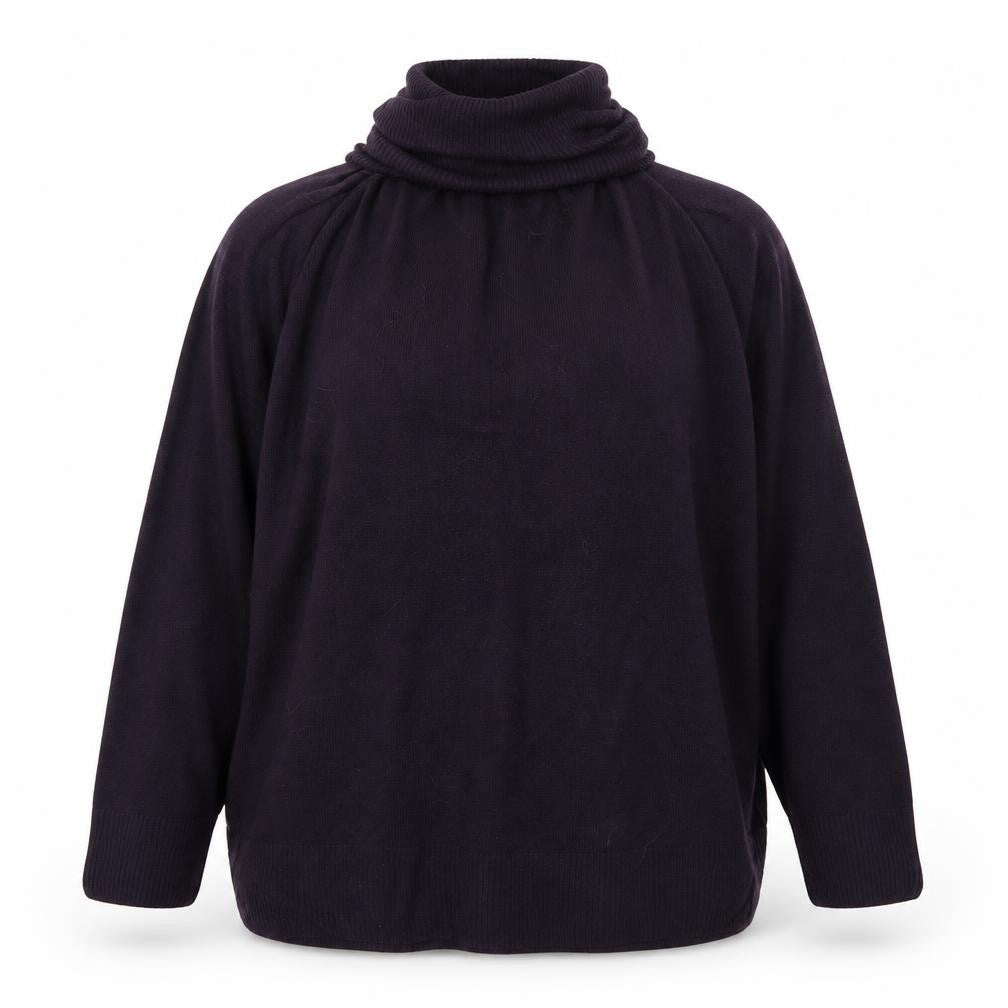 Front view of F&F women’s purple jumper, size UK 14