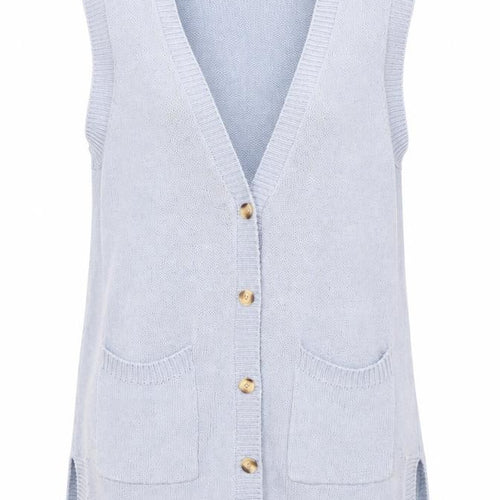 HONEY Womens Blue   Cardigan Jumper Size L