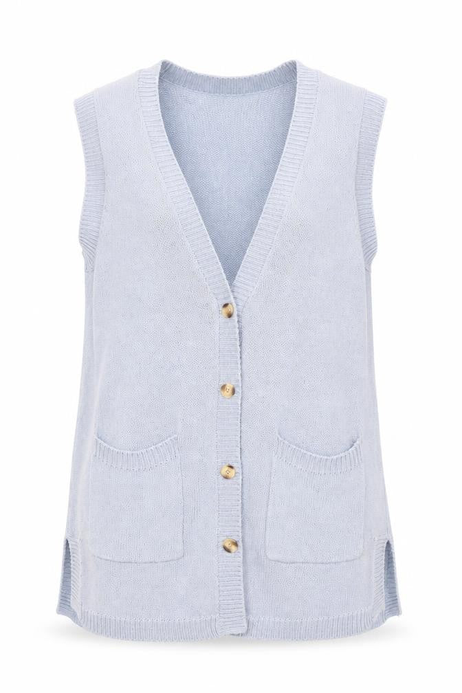 HONEY Womens Blue   Cardigan Jumper Size L