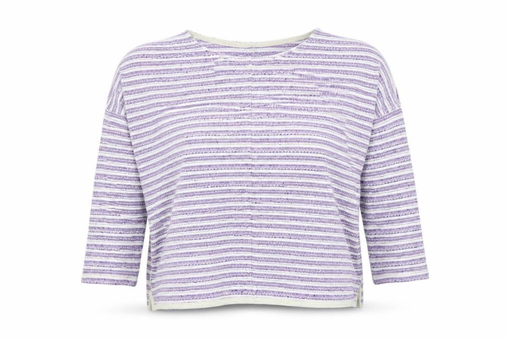 Marks and Spencer Womens Purple Striped  Pullover Jumper Size 12