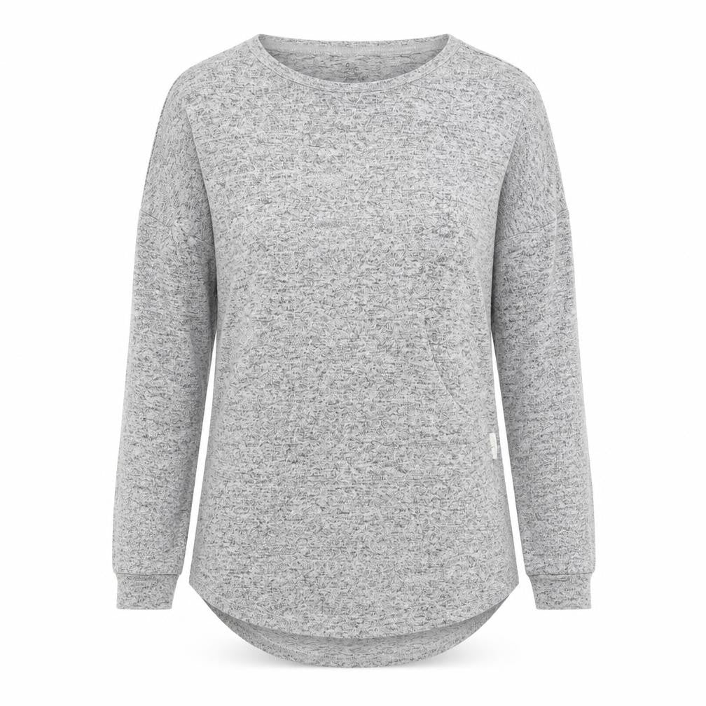 Front view of Love To Lounge women’s grey fit & flare, size XS