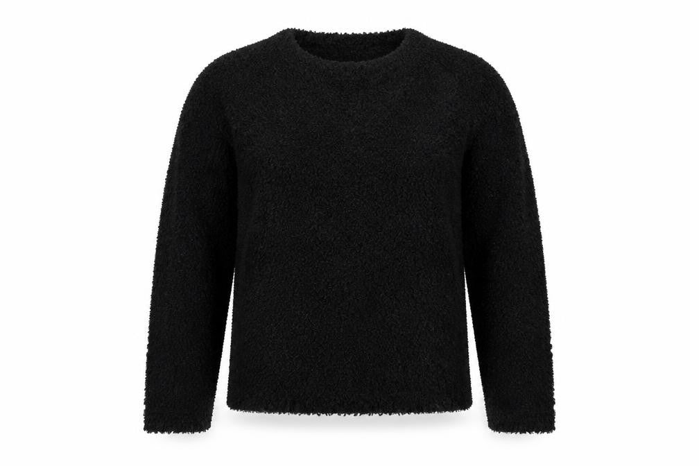 Front view of Preworn women’s black jumper, size M