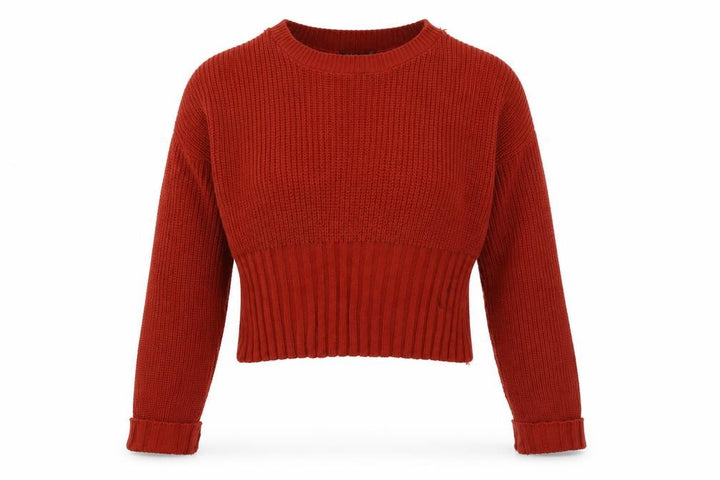 Nasty Gal Womens Orange Pullover Jumper Size M - washable mark on bottom