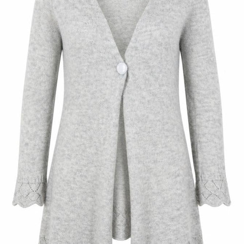 Coccole Womens Grey   Cardigan Jumper Size L
