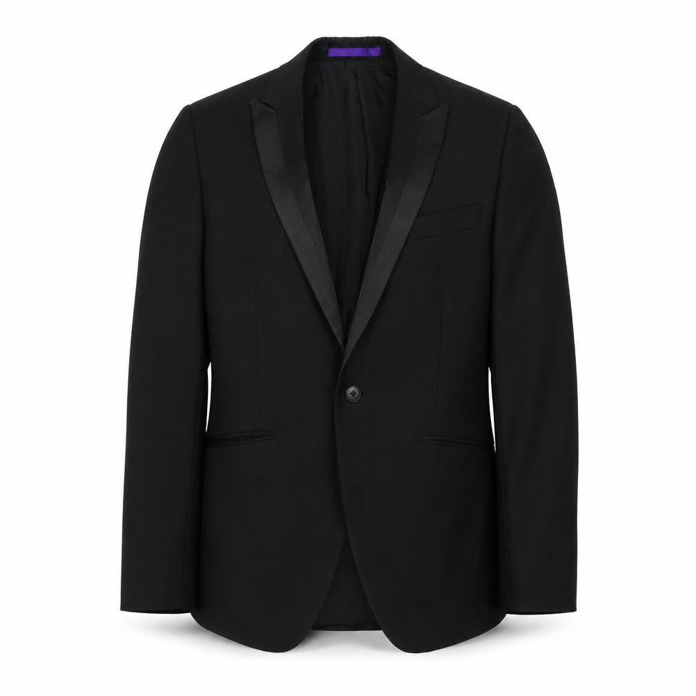 Front view of New Look men’s black jacket suit jacket, size 36