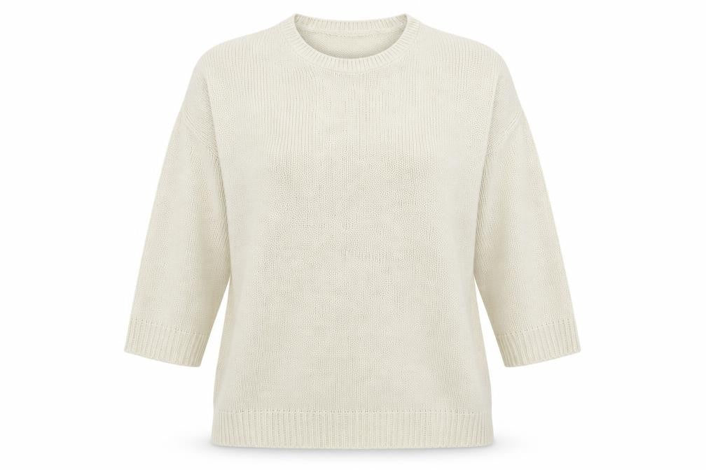 Front view of Nasty Gal women’s beige jumper, size L