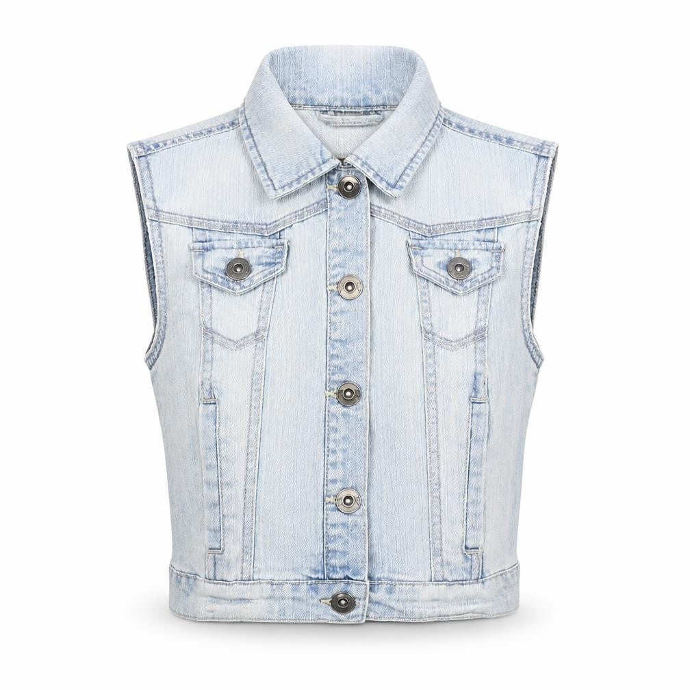Front view of Internacionale women’s blue jacket, size UK 8