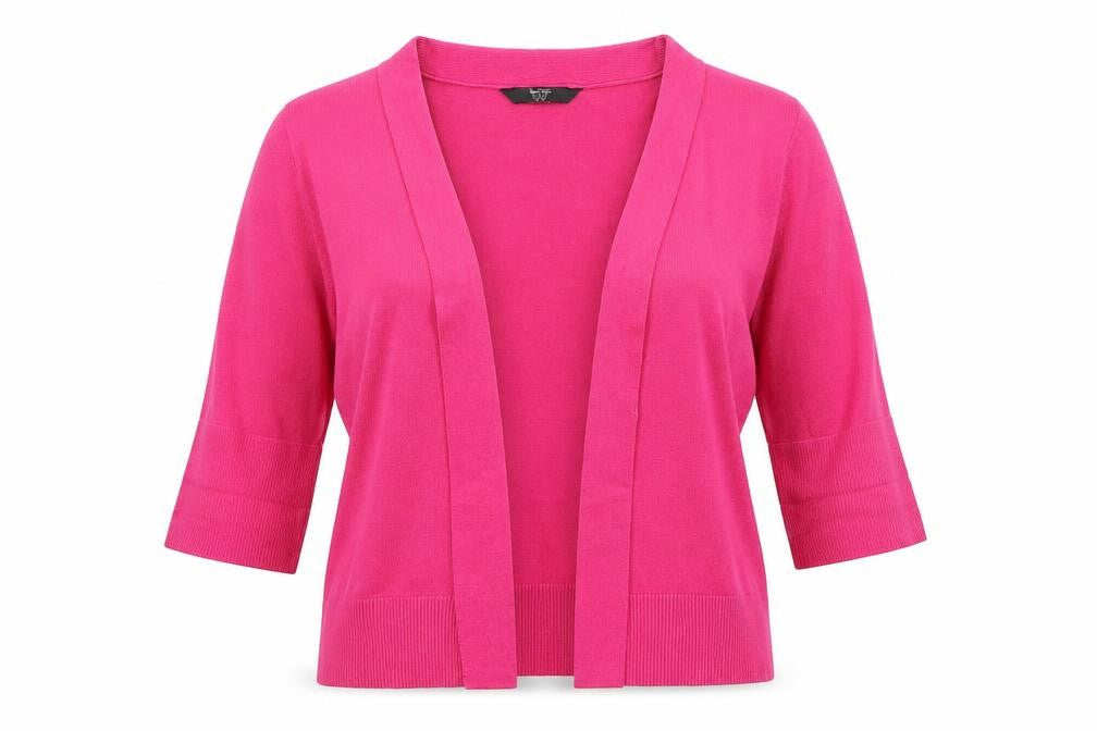 BHS Womens Pink   Wrap Jumper Size 14