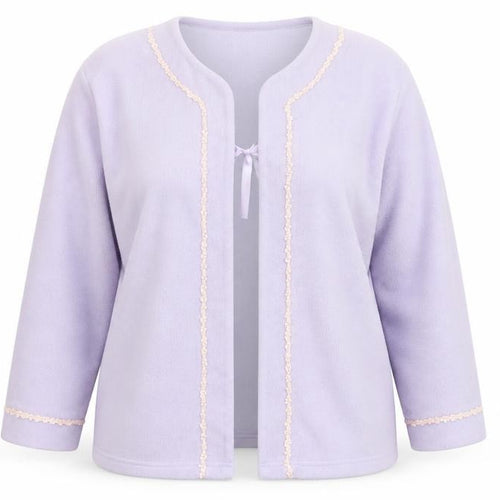 Preworn Womens Purple  Fleece Jacket  Size XL