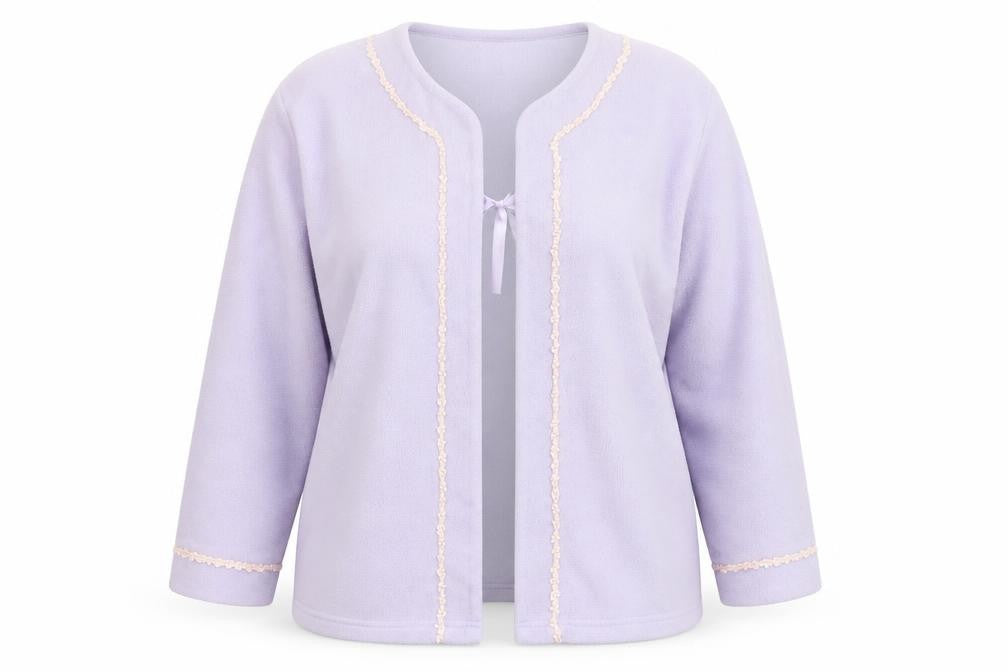 Preworn Womens Purple  Fleece Jacket  Size XL