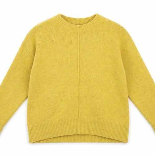George Womens Yellow  Knit Pullover Jumper Size M