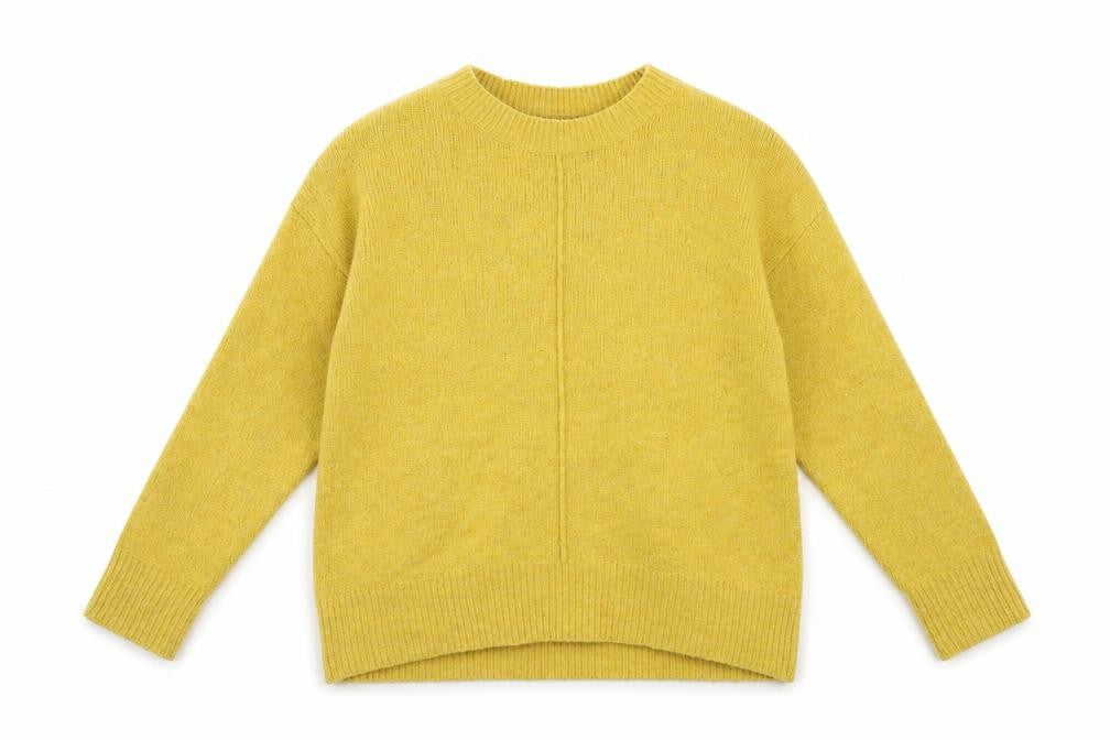 George Womens Yellow  Knit Pullover Jumper Size M