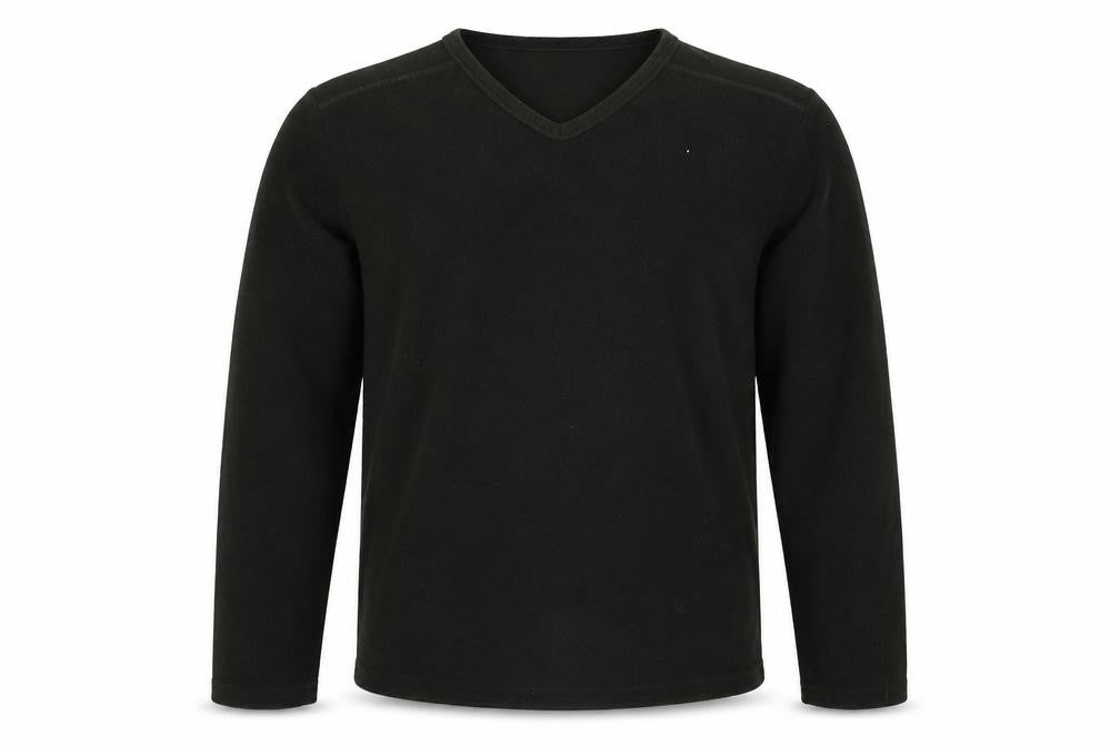 Front view of Preworn men’s green jumper, size L