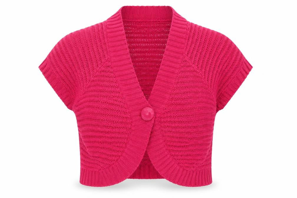 BM Womens Pink   Cardigan Jumper Size S