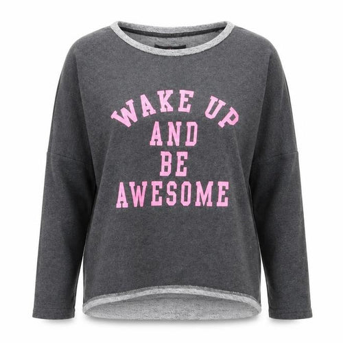 boux Womens Grey   Pullover Jumper Size 8  - wake up and be awesome