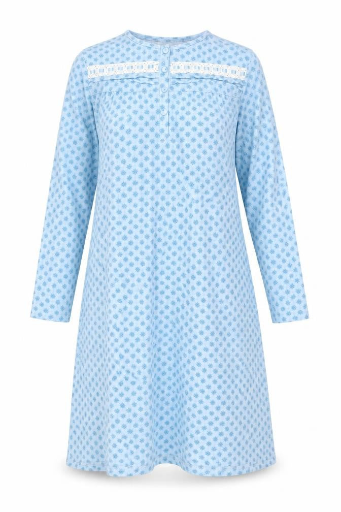 Inspiration Womens Blue Polka Dot   Dress Size 14