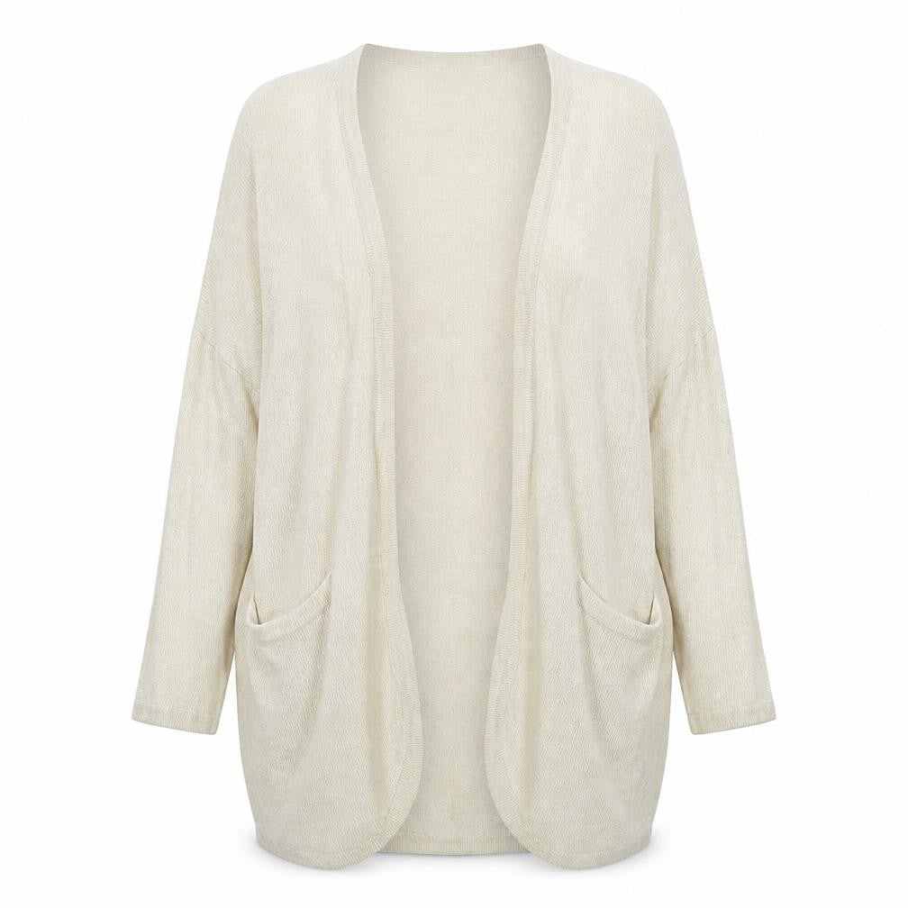 VERO MODA Womens Beige   Cardigan Jumper Size M