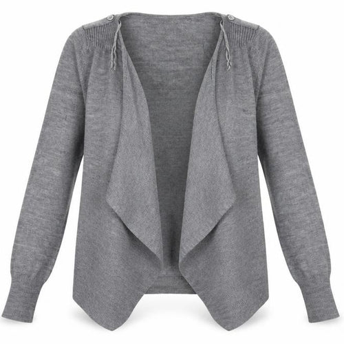 George Womens Grey  Knit Cardigan Jumper Size 14